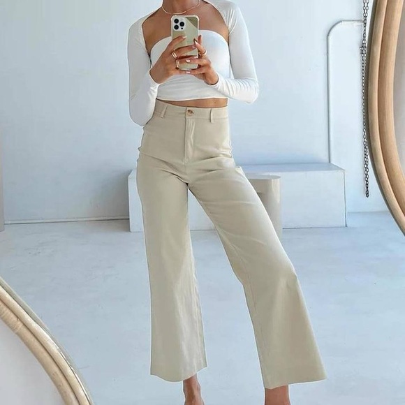 Princess Polly Pants - Princess Polly khaki pants